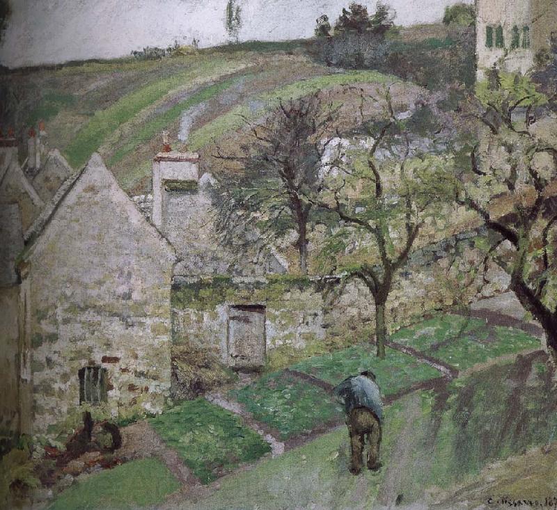 Camille Pissarro Loose multi-tile this Ahe rice Tash foot Spain oil painting art